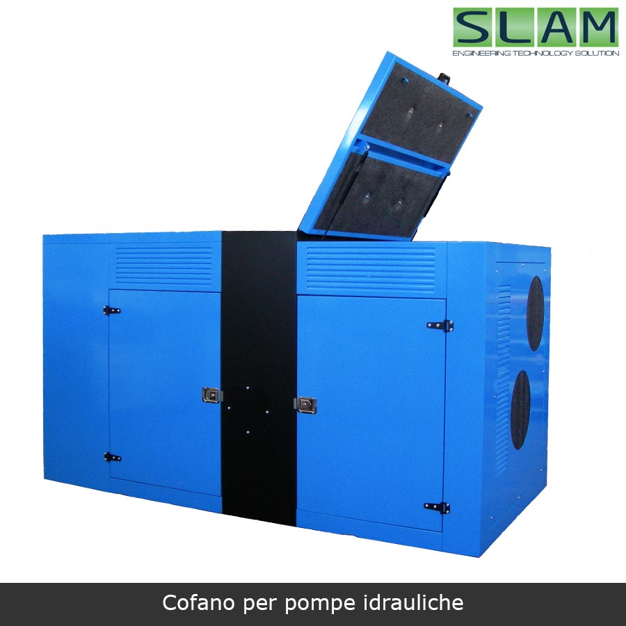 Prodotti industriali SLAM: Cofano insonorizzato per Pompe Idrauliche