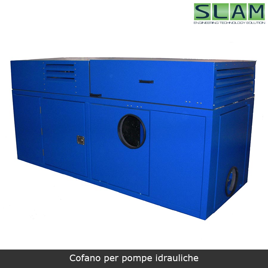 Prodotti industriali SLAM: Cofano insonorizzato per Pompe Idrauliche